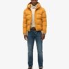 Everest kort Hooded Pufferjacka