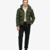 Everest kort Hooded Pufferjacka