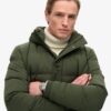 Everest kort Hooded Pufferjacka