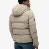 Everest kort Hooded Pufferjacka