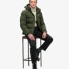 Everest kort Hooded Pufferjacka