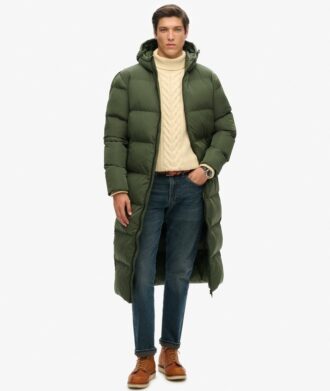 Extra lång Puffer-jacka Extra lång Puffer-jacka