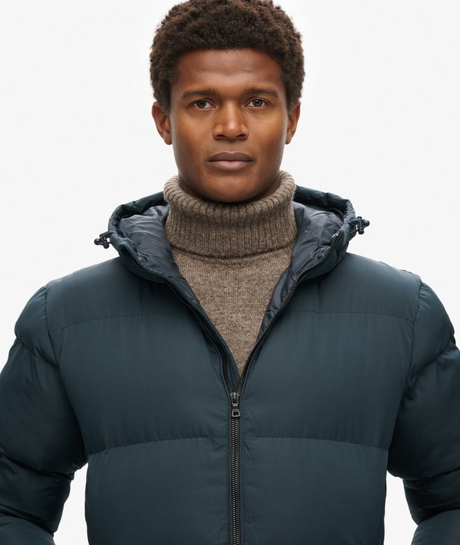 Extra lång Puffer-jacka Extra lång Puffer-jacka