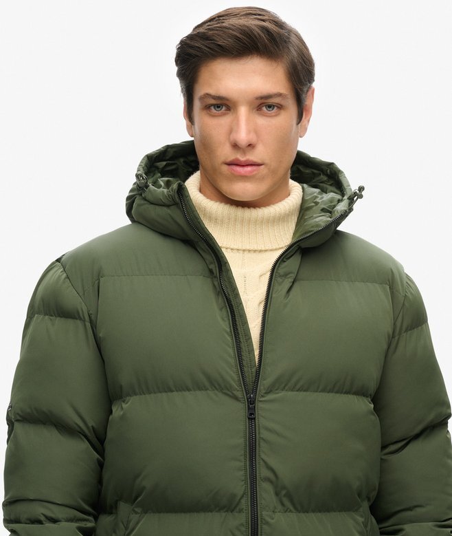 Extra lång Puffer-jacka Extra lång Puffer-jacka
