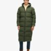 Extra lång Puffer-jacka Extra lång Puffer-jacka