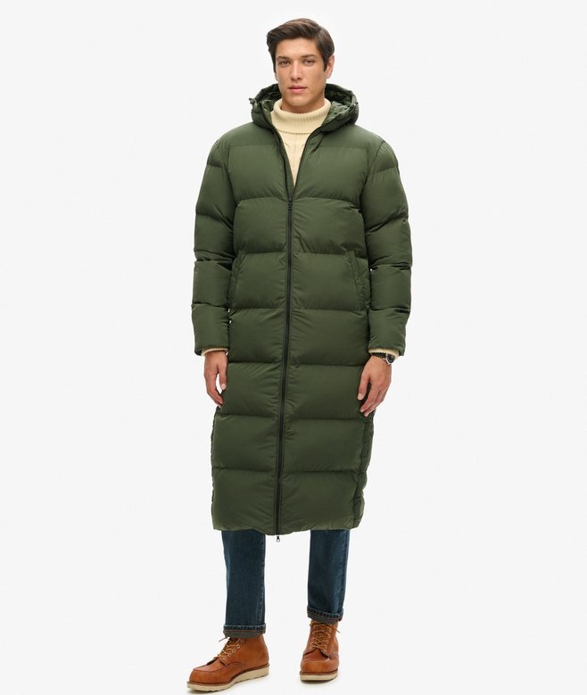 Extra lång Puffer-jacka Extra lång Puffer-jacka