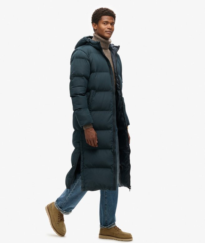Extra lång Puffer-jacka Extra lång Puffer-jacka