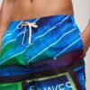 Fotografiska 17-tums återvunna badshorts