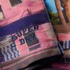 Fotografiska 17-tums återvunna badshorts