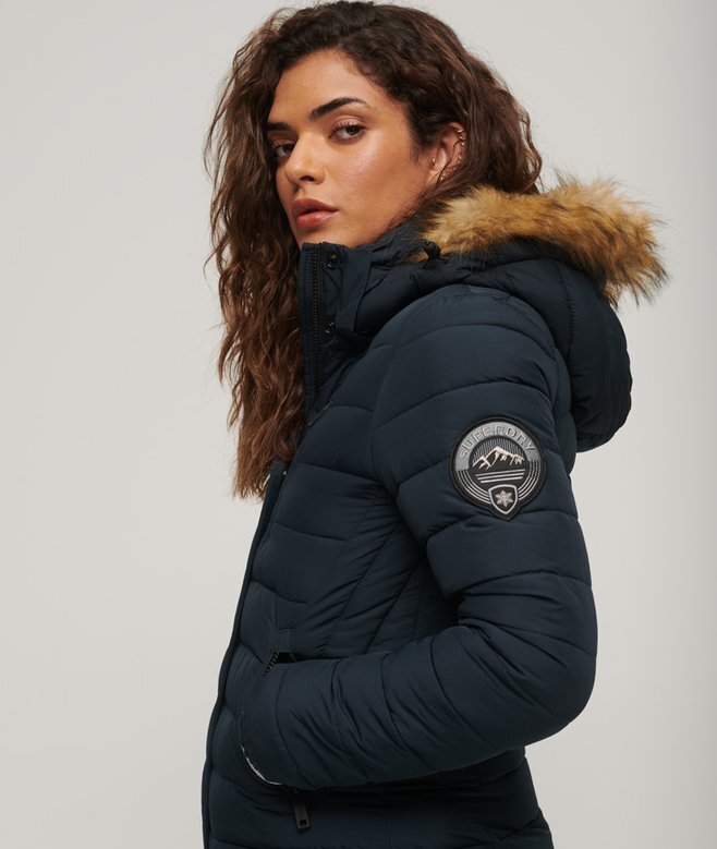 Fuji Hooded Longline Puffer Coat Fuji Hooded Longline Puffer Coat