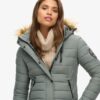 Fuji Hooded Longline Puffer Coat Fuji Hooded Longline Puffer Coat