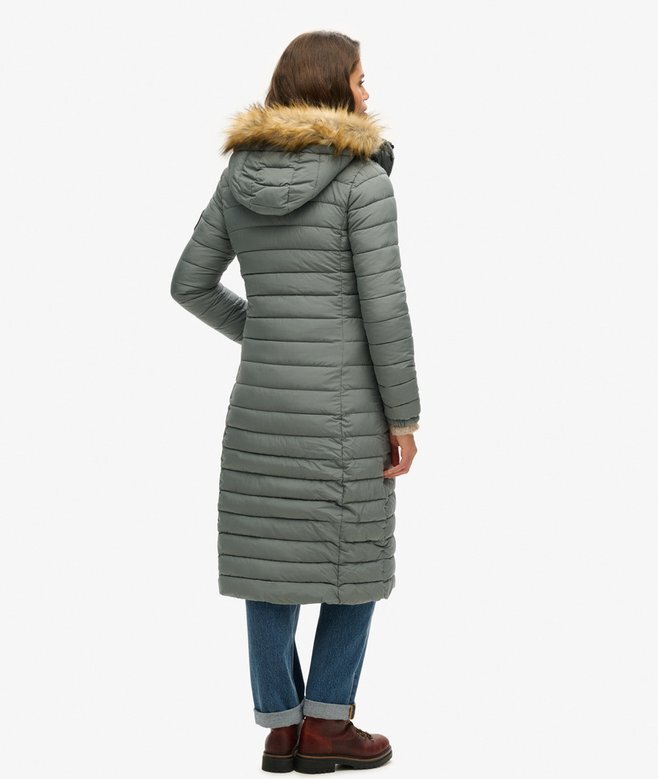 Fuji Hooded Longline Puffer Coat Fuji Hooded Longline Puffer Coat