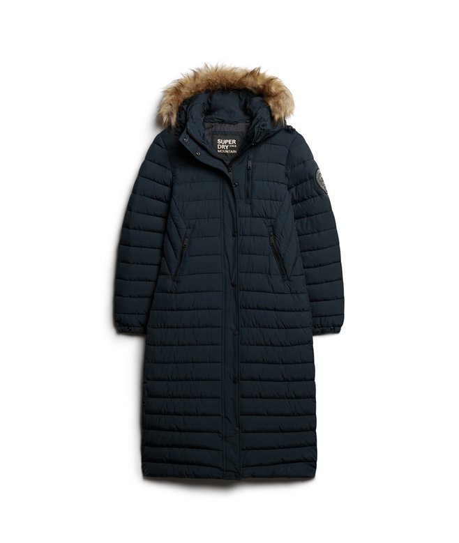 Fuji Hooded Longline Puffer Coat Fuji Hooded Longline Puffer Coat
