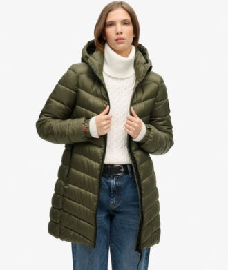 Fuji Mid Padded Coat med huva