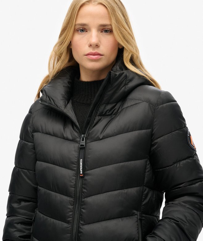 Fuji Mid Padded Coat med huva Fuji Mid Padded Coat med huva