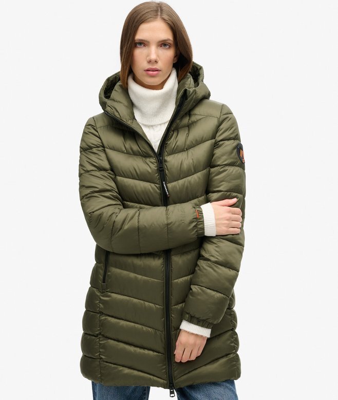 Fuji Mid Padded Coat med huva Fuji Mid Padded Coat med huva