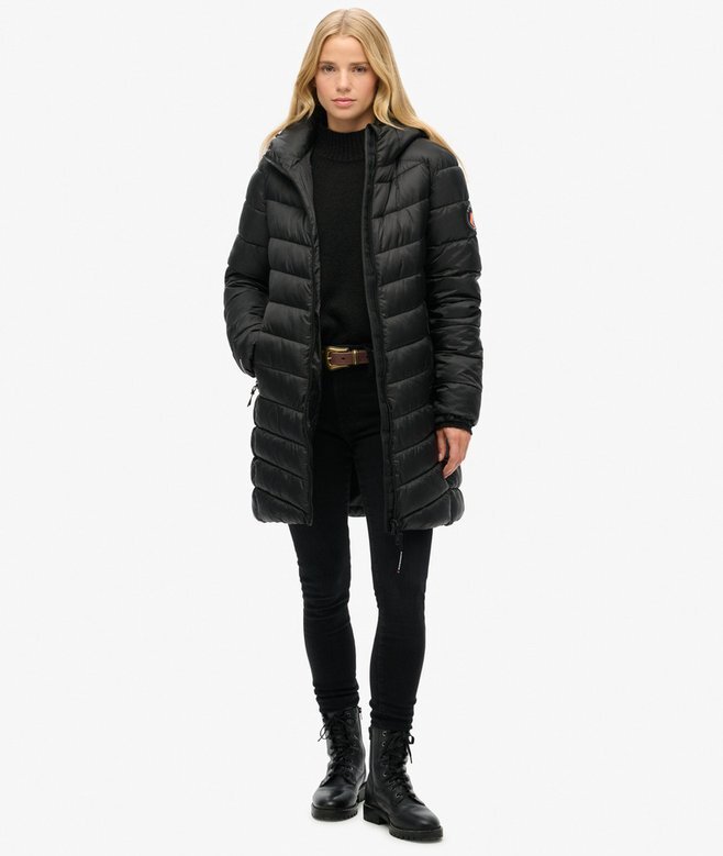 Fuji Mid Padded Coat med huva Fuji Mid Padded Coat med huva