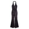 Halter-jumpsuit med paljetter Halter-jumpsuit med paljetter