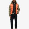 Hood Colour Block Sport Puffer Hood Colour Block Sport Puffer