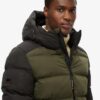 Hood Colour Block Sport Puffer Hood Colour Block Sport Puffer