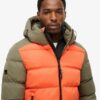 Hood Colour Block Sport Puffer Hood Colour Block Sport Puffer