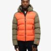 Hood Colour Block Sport Puffer Hood Colour Block Sport Puffer