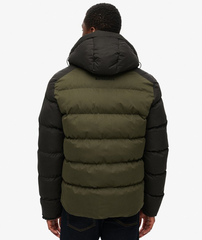 Hood Colour Block Sport Puffer Hood Colour Block Sport Puffer