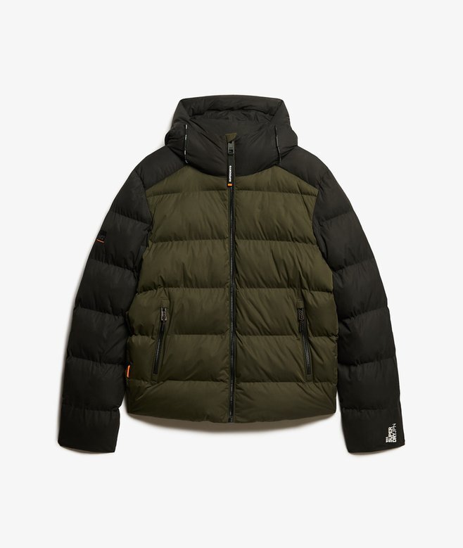 Hood Colour Block Sport Puffer Hood Colour Block Sport Puffer