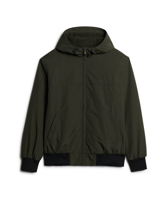 Hooded Bomberjacka i överskottsnylon Hooded Bomberjacka i överskottsnylon