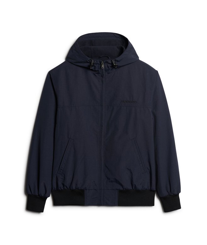 Hooded Bomberjacka i överskottsnylon Hooded Bomberjacka i överskottsnylon