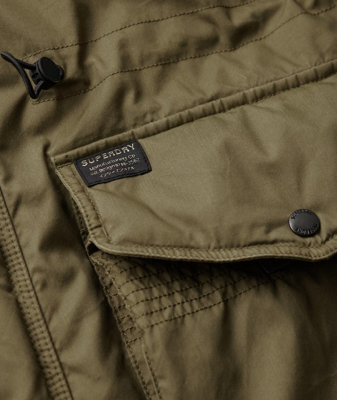 Hooded Cotton Lined Deck Jacket Hooded Cotton Lined Deck Jacket