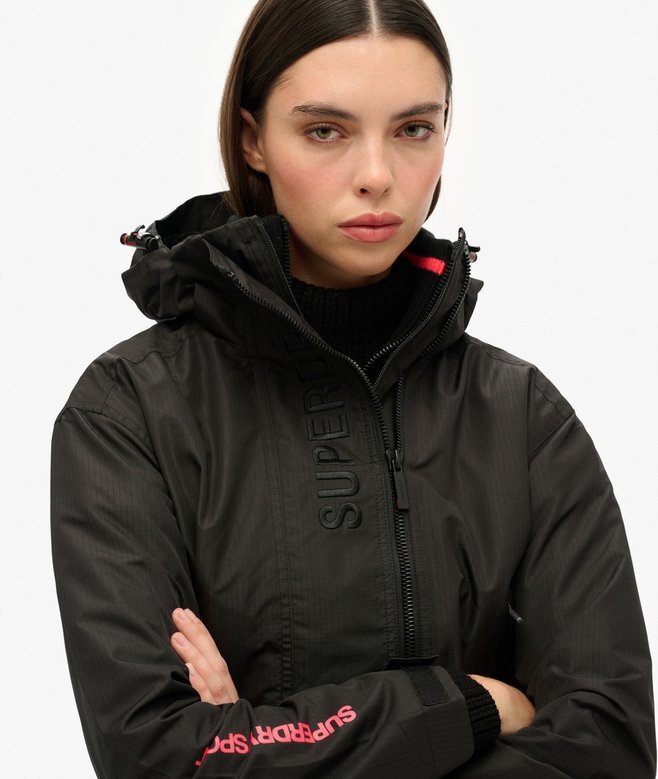 Hooded Embroidered Sd Windbreaker Jacket Hooded Embroidered Sd Windbreaker Jacket