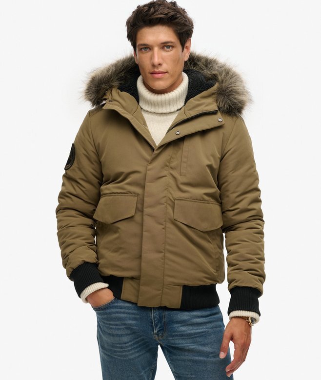 Hooded Everest Puffer Bomber Jacket Hooded Everest Puffer Bomber Jacket