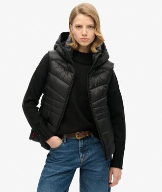 Hooded Fuji Quilt-vadderad väst