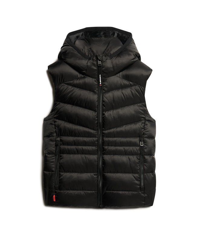 Hooded Fuji Quilt-vadderad väst Hooded Fuji Quilt-vadderad väst