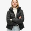 Hooded Fuji Quilted Padded Jacket