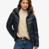 Hooded Fuji Quilted Padded Jacket Hooded Fuji Quilted Padded Jacket