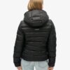 Hooded Fuji Quilted Padded Jacket