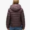 Hooded Fuji Quilted Padded Jacket Hooded Fuji Quilted Padded Jacket