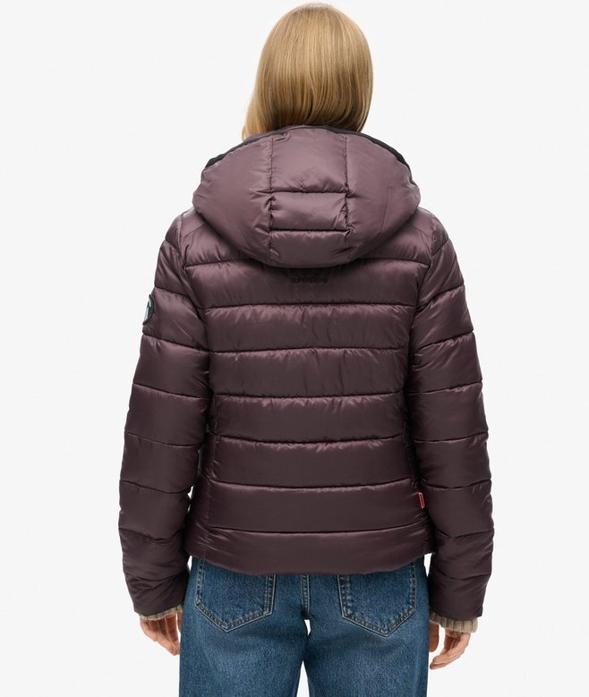 Hooded Fuji Quilted Padded Jacket Hooded Fuji Quilted Padded Jacket
