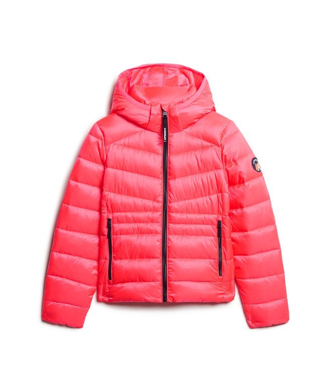 Hooded Fuji Quilted Padded Jacket Hooded Fuji Quilted Padded Jacket