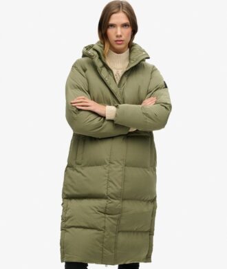hooded long puffer coat 1 4 330x391 - Hooded long puffer coat