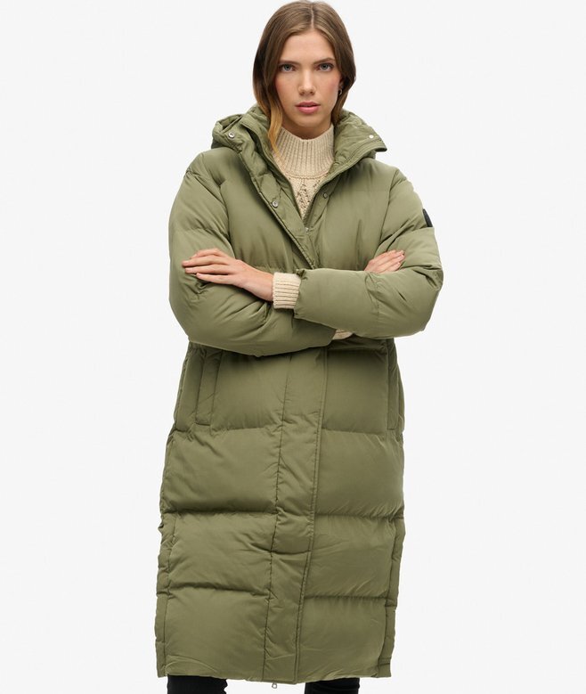 Hooded long puffer coat Hooded long puffer coat