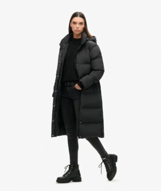 hooded long puffer coat 2 2 330x391 - Hooded long puffer coat