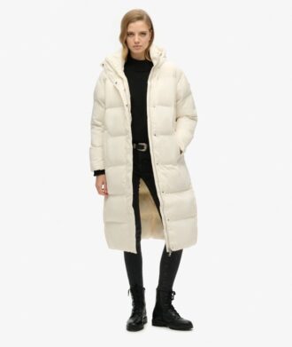 hooded long puffer coat 2 3 330x391 - Hooded long puffer coat