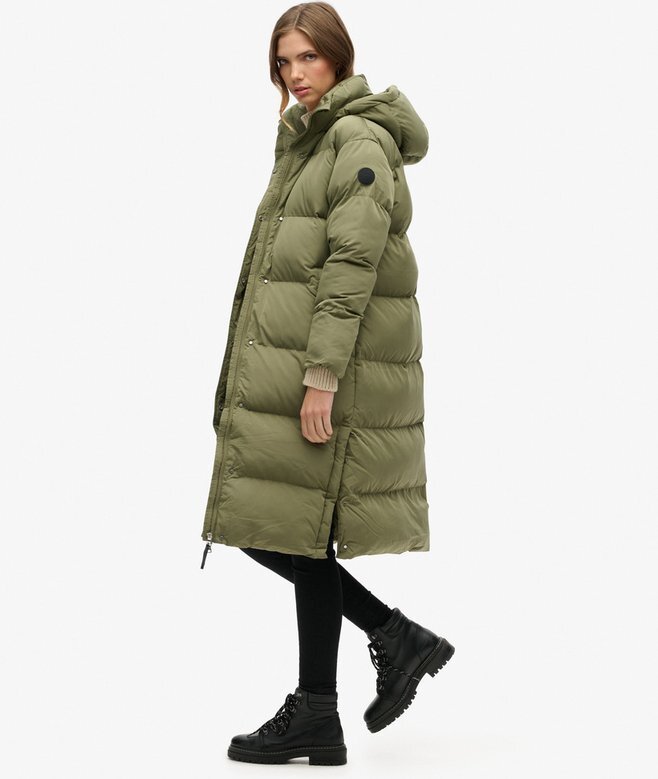 Hooded long puffer coat Hooded long puffer coat