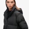 Hooded long puffer coat Hooded long puffer coat
