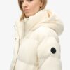 Hooded long puffer coat Hooded long puffer coat