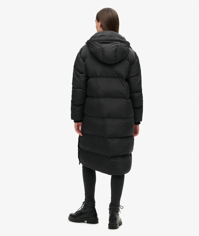Hooded long puffer coat Hooded long puffer coat