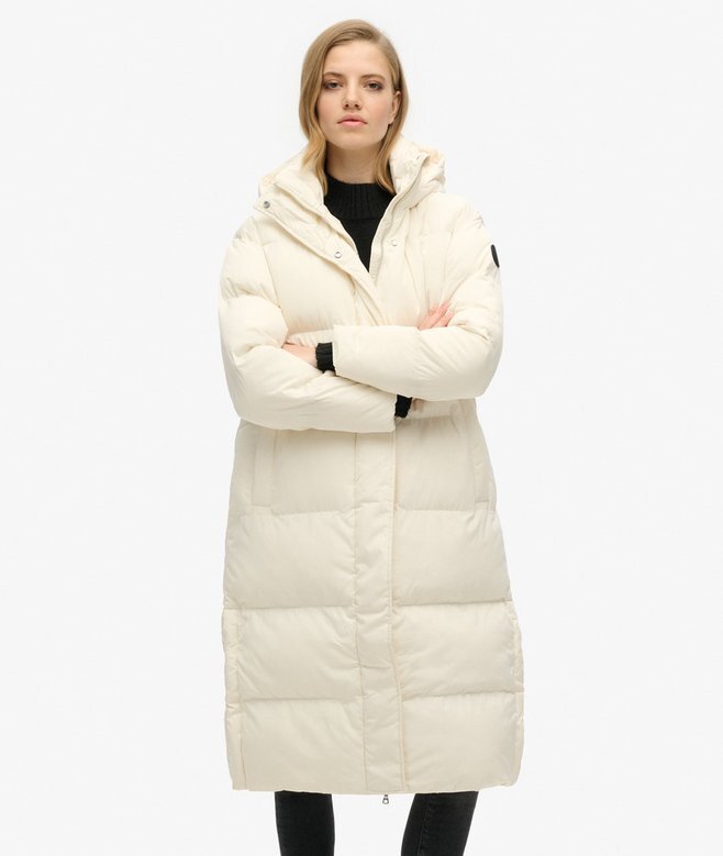 Hooded long puffer coat Hooded long puffer coat